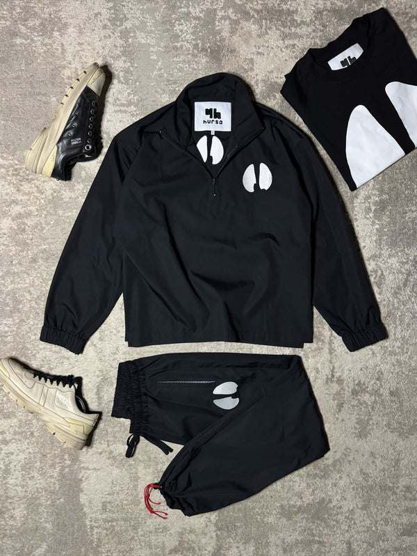 Goat H Half Zip Nylon Sweater
