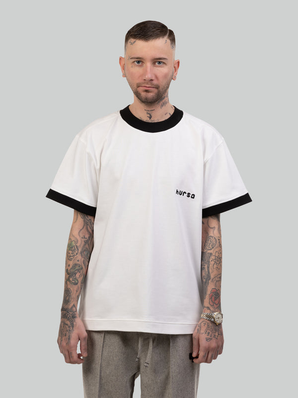 Éclipse Blanche oversized cotton t-shirt