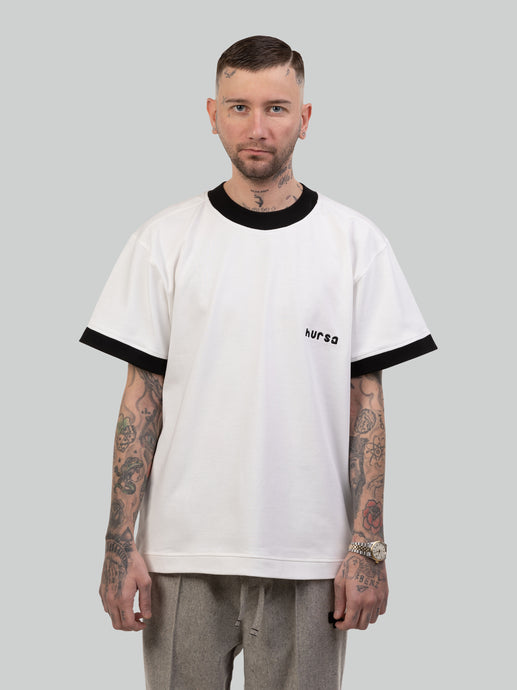 Éclipse Blanche oversized cotton t-shirt