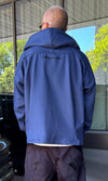 Navyform Zip Wool Hooded Sweatshirt