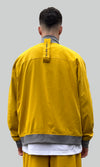Mustard Linen Bomber Jacket