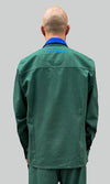 Emerald Contrast Linen Shirt
