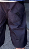 Black Denim Jorts