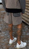 Bouclé Merge Shorts