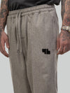 Détail Gris straight wool trackpants