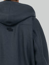 Gris Sombre wool hoodie
