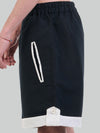 Stitchmark Black Linen Shorts