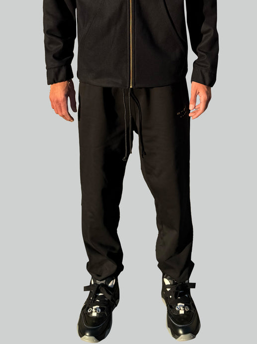 Noir Essentiel cotton sweatpants
