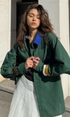 Emerald Contrast Shirt Women