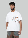 Clarté Fixe white cotton t-shirt