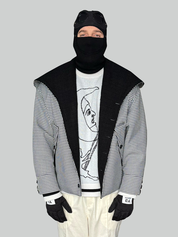 Mono Check Coat