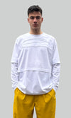 Layered White Long Sleeve T-Shirt