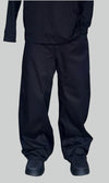 Black Volume Denim Pants