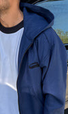 Navyform Zip Wool Hooded Sweatshirt