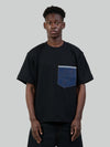 Twist Bleu black cotton t-shirt