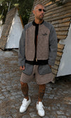 Bouclé Merge Bomber