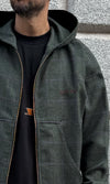 Irish Wool Zip Hooded Sweatshirt