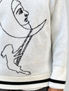 Lune Tissée Écru knitted sweatshirt