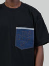 Twist Bleu black cotton t-shirt