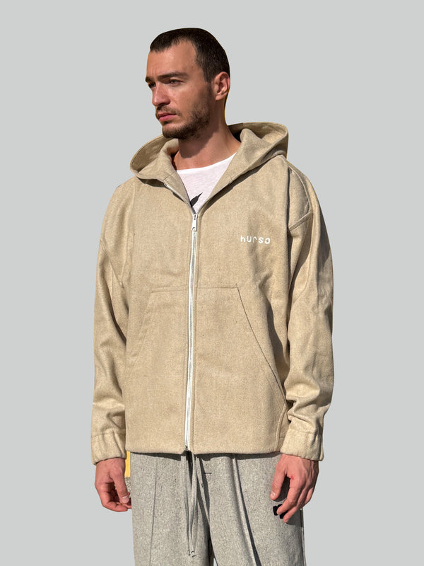 Creamarc wool hoodie