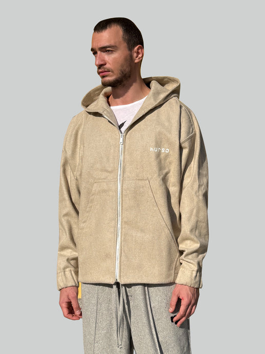 Creamarc wool hoodie