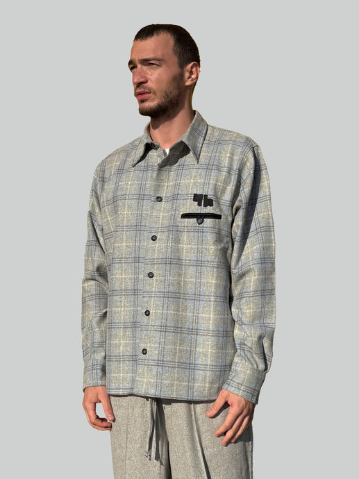 Charme Lainé wool loose shirt