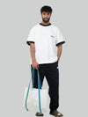 Noir Urbain straight merino wool trackpants