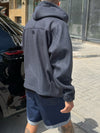 Gris Sombre wool hoodie