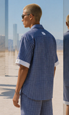 Azure Check Shirt
