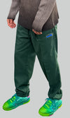 Emerald Relaxed Linen Trousers