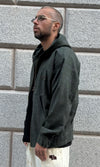 Irish Wool Zip Hooded Sweatshirt