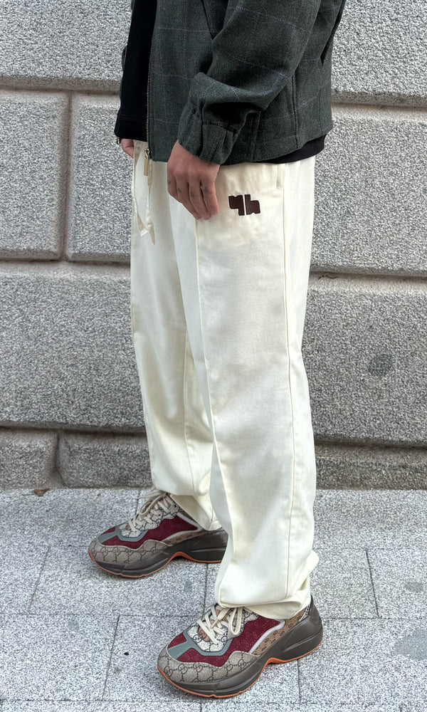 Butter Merino Wool Relaxed Trousers