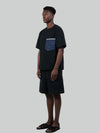 Twist Bleu black cotton t-shirt
