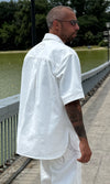 Ivory Utility Denim Shirt