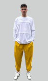 Layered White Long Sleeve T-Shirt